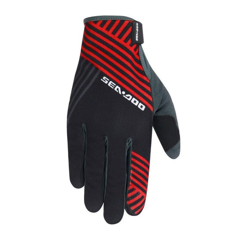 Sea-Doo Full-Finger Gloves Red
